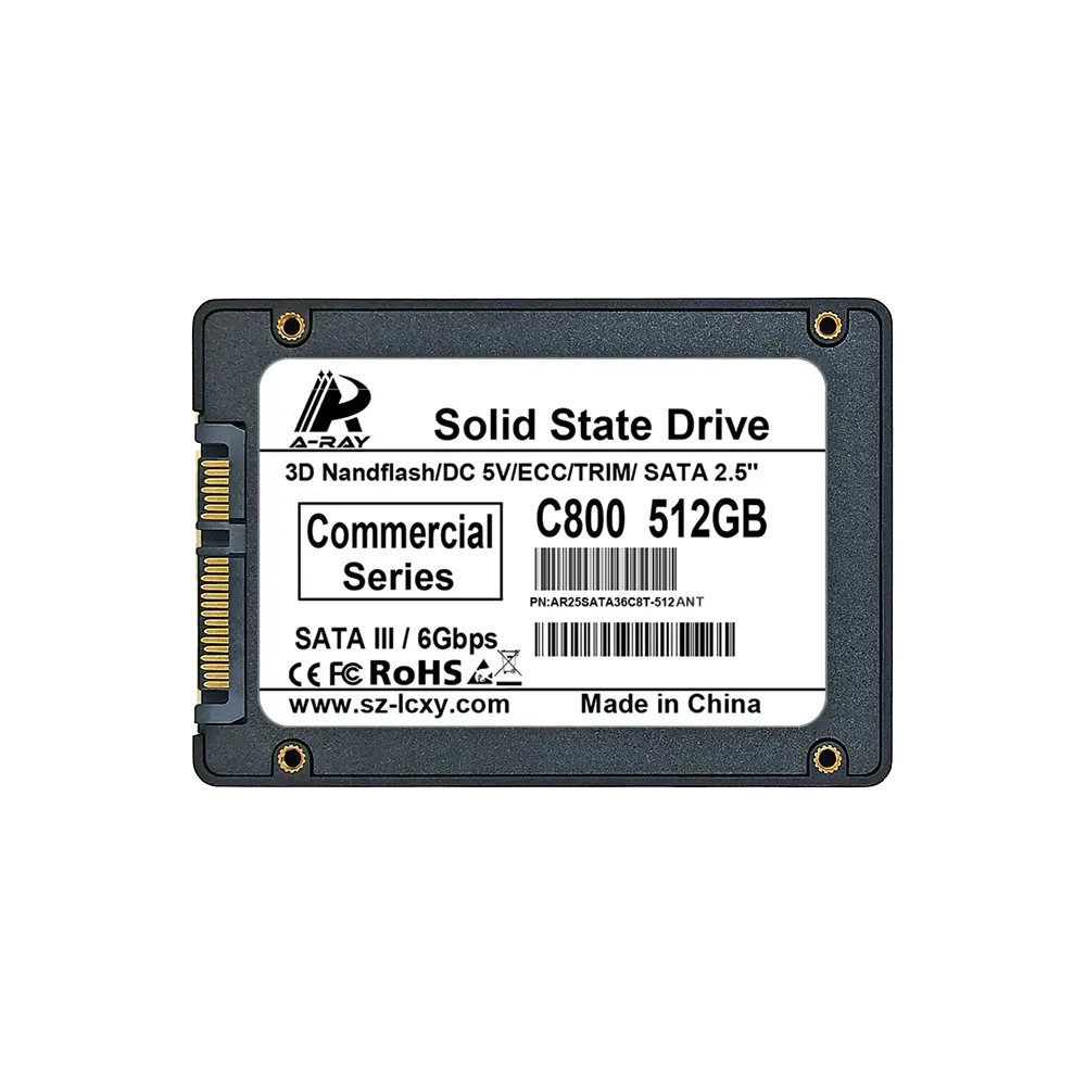 AR25SATA36C8T-512ANT Ổ cứng SSD 512GB A-RAY 2.5 inch SATA 3.0 6GBps C800 Commercial Series