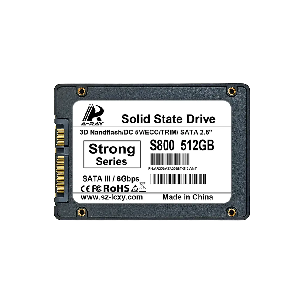 AR25SATA36S8T-512ANT Ổ cứng SSD 512GB A-RAY 2.5 inch SATA 3.0 6GBps S800 Strong Series