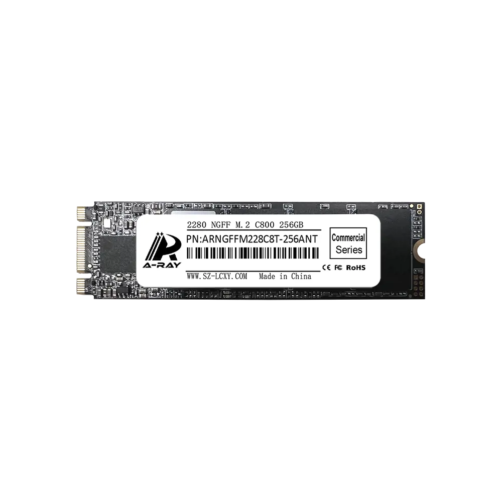 ARNGFFM228C8T-256ANT Ổ cứng SSD 256GB A-RAY 2280 NGFF M.2 6GBps C800 Commercial Series